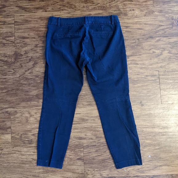 J. Crew Navy Blue "Minnie" Crop Pants - Picture 2 of 8